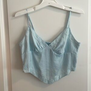 Wild Fable Cropped Lace Tank Top